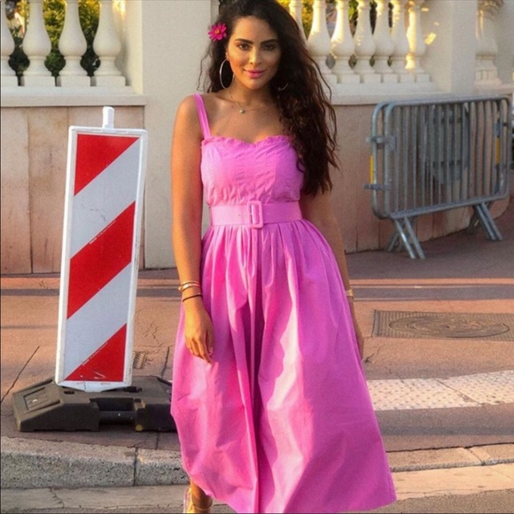 Zara Dresses Zara Nwt Belted Poplin Midi Dress Poshmark